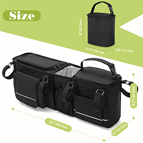 Double Stroller Organizer for City Mini GT2 & BOB Duallie