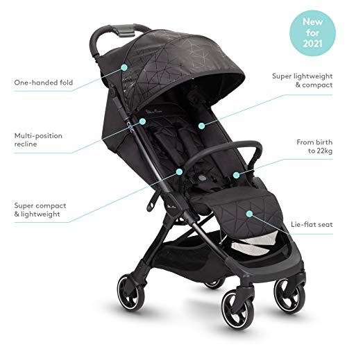 Compact Silver Cross Clic Stroller: Toddler Lightweight Pushchair