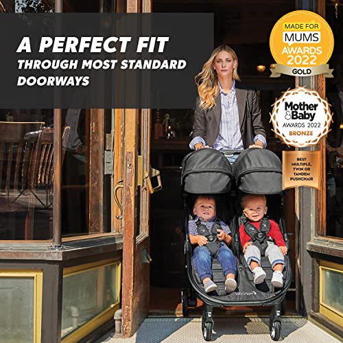 City Tour 2 Double: Lightweight & Foldable Baby Buggy