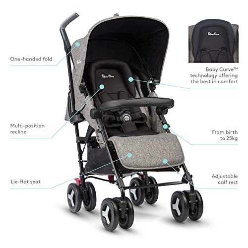 Compact and Lightweight Silver Cross Reflex Stroller - Brompton