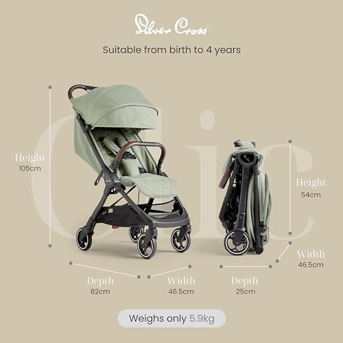 Silver Cross Compact Travel Stroller | Foldable & Lightweight