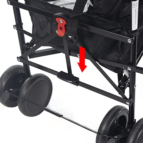 Mobiclinic® Elefant Stroller: Lightweight, Reclining, Grey/Black