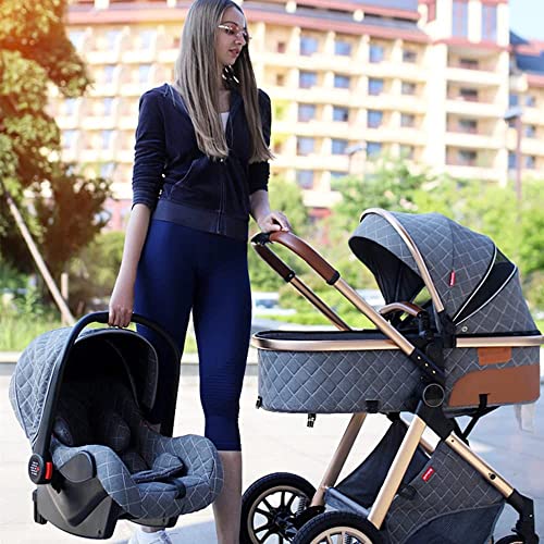 YGXR 3-in-1 Baby Stroller: Lightweight, Foldable, Compact