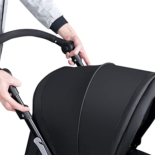 Maxmass Double Seat Baby Stroller - Black