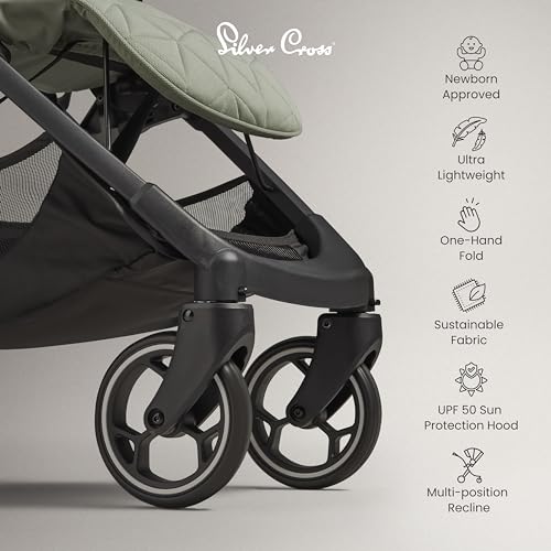 Silver Cross Compact Travel Stroller | Foldable & Lightweight