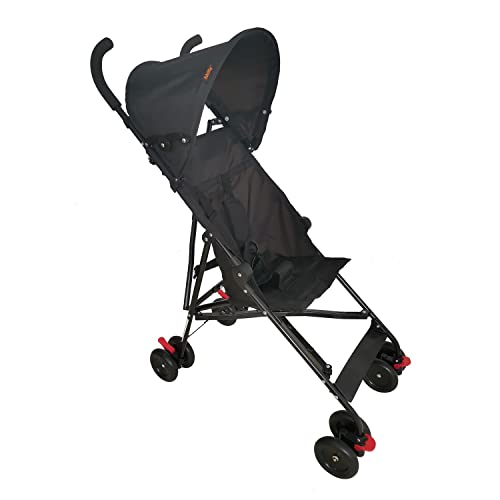 Black Lightweight Stroller with Hood by Babyway