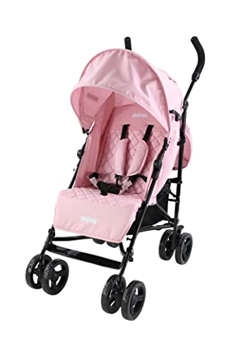 Pink Babyco Arc 0+ Stroller Pram Pushchair with Raincover