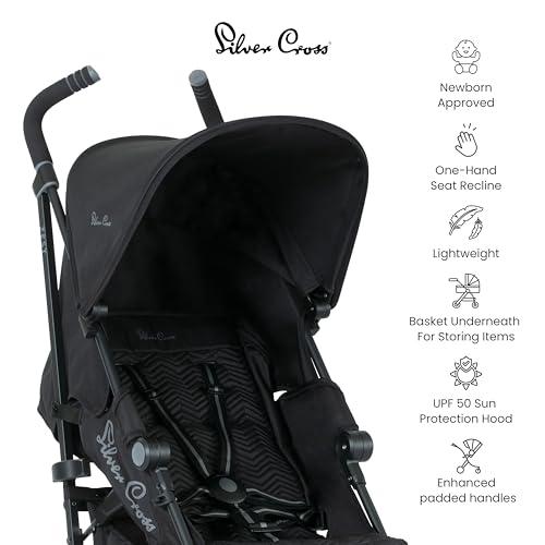 Silver Cross Zest Foldable Travel Stroller, Everyday Buggy