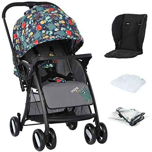 Colorful Baby Pushchair Stroller with One-Hand Folding