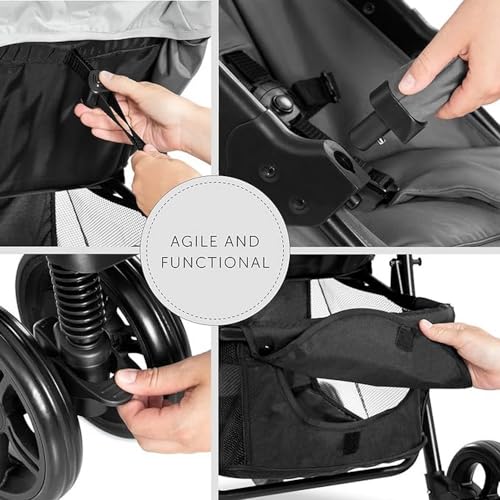 Hauck Pushchair Travel System Trio Set / Grey