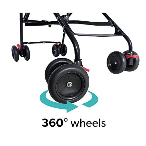 Black Lightweight Stroller with Hood by Babyway