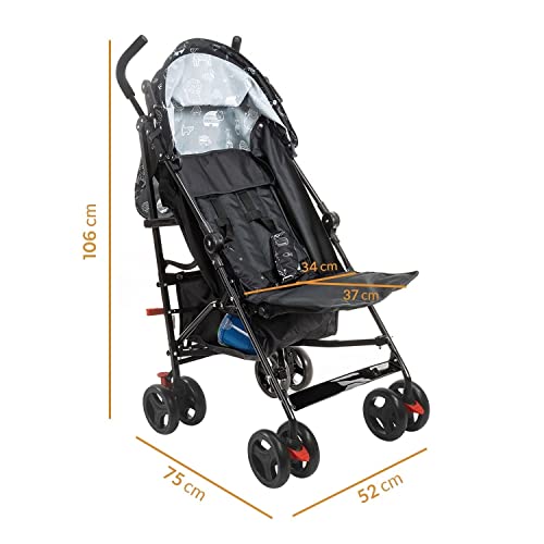 Jane Foster Animal Design Stroller with Raincover & Cup Holder