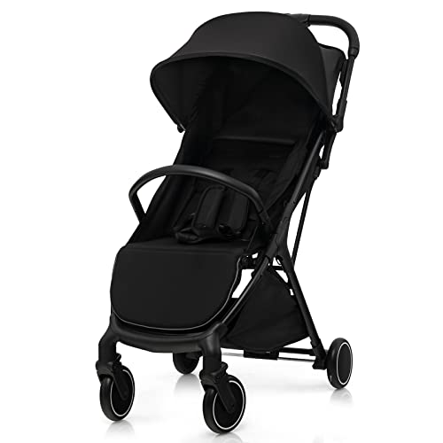 Maxmass Folding Baby Stroller with Storage Basket
