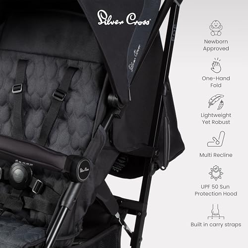 Silver Cross Pop Pushchair | Foldable Travel Stroller