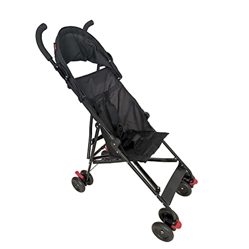 Black Lightweight Stroller with Hood by Babyway
