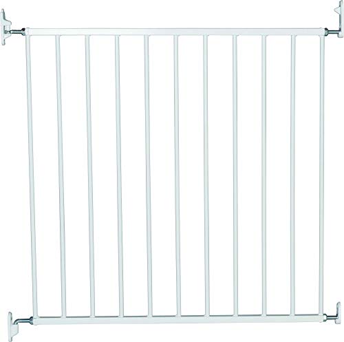 BabyDan Aarhus Stair Gate, Metal, White (Pet Gate)