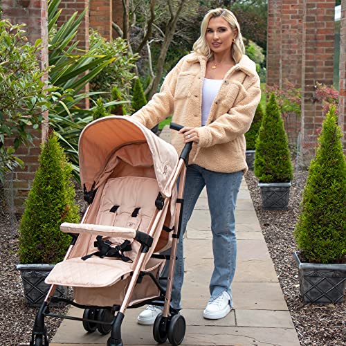 Rose Gold Blush Lightweight Stroller - My Babiie