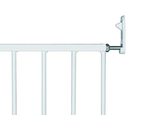BabyDan Aarhus Stair Gate, Metal, White (Pet Gate)