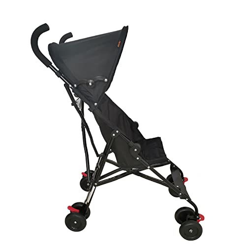 Black Lightweight Stroller with Hood by Babyway