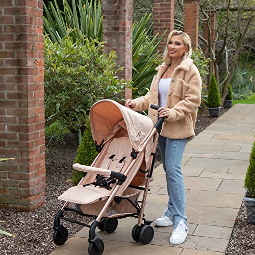 Rose Gold Blush Lightweight Stroller - My Babiie