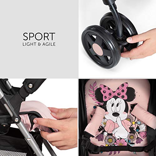 Hauck Sport Pushchair, Minnie Sweetheart - Lightweight & Compact