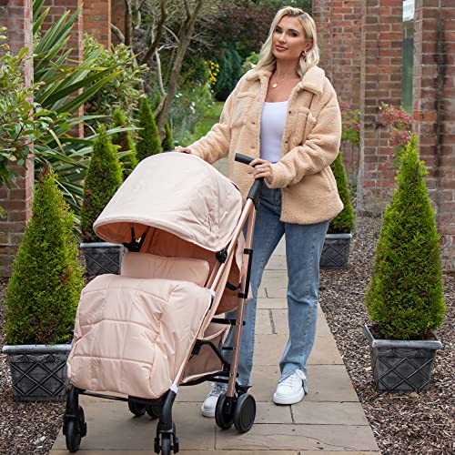 Rose Gold Blush Lightweight Stroller - My Babiie