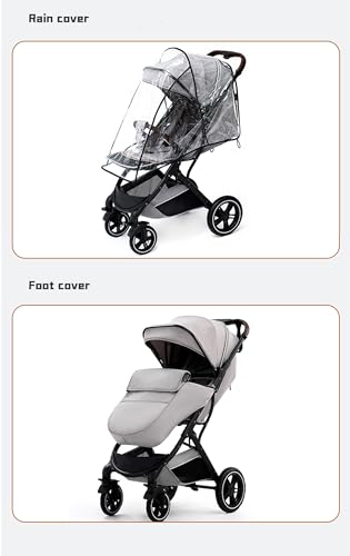 YAZOCO Compact Foldable Stroller for Toddlers (Black)