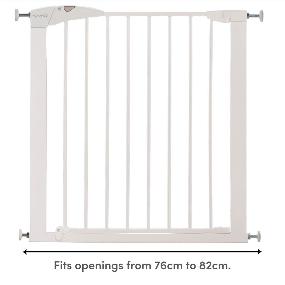 Munchkin Stair Gate - Secure and Easy Install - White