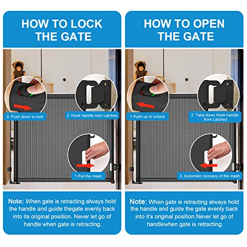 Autolock Retractable Safety Gate - Baby and Pet Friendly