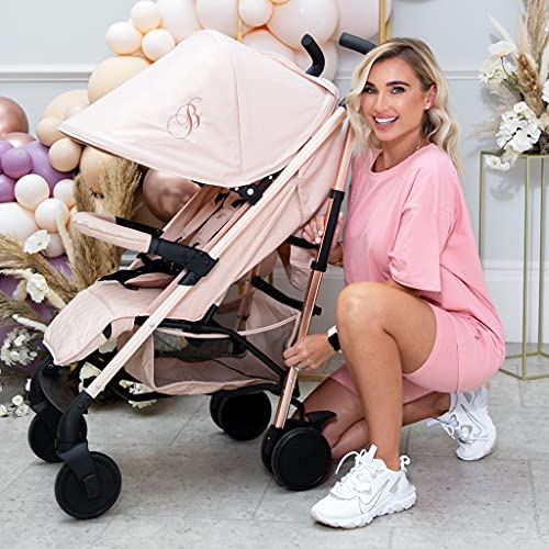 Rose Gold Blush Lightweight Stroller - My Babiie