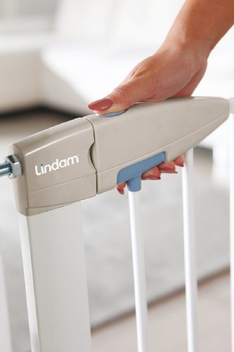 Munchkin Lindam Stair Gate, Pressure Fit, Easy Install - White