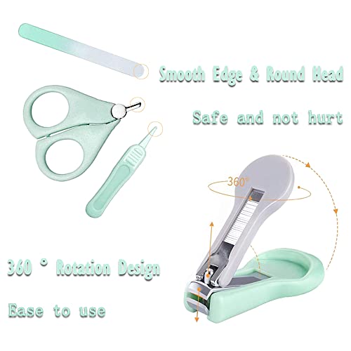 4-in-1 Baby Nail Care Set with Cute Clippers