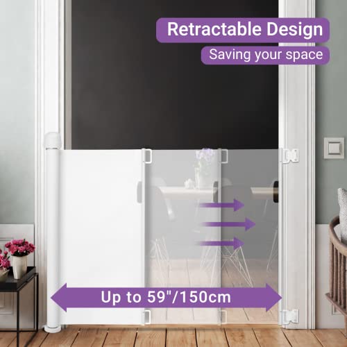 Momcozy Retractable Gate: Secure Indoor & Outdoor Baby Safety