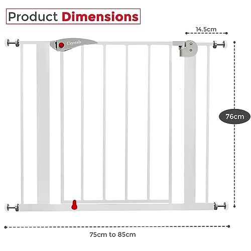 Baby Gate, 10 cm Extension, Pressure Fit