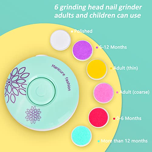 Baby Nail File Electric Nail Trimmer - Safe & Quiet