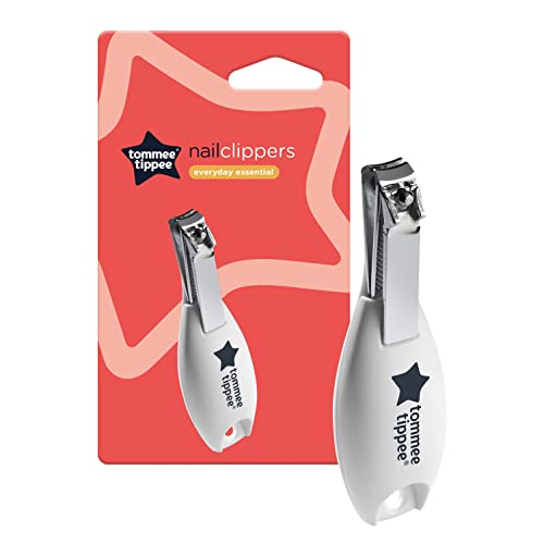 Tommee Tippee Baby Nail Clippers, Rounded Edges, White