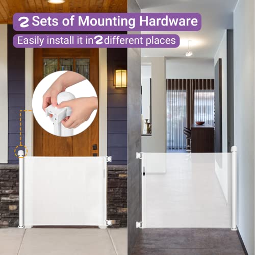 Momcozy Retractable Gate: Secure Indoor & Outdoor Baby Safety