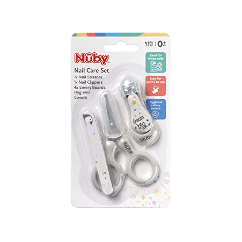 Nuby Baby Nail Care Set - 6-Piece Grooming Kit
