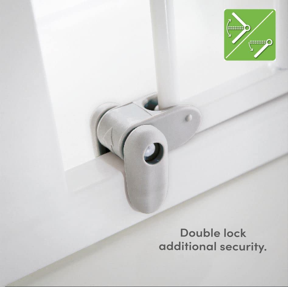 Munchkin Stair Gate - Secure and Easy Install - White