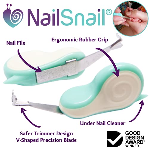 Baby Nail Kit: Trimmer, File, Cleaner. Safe, Easy