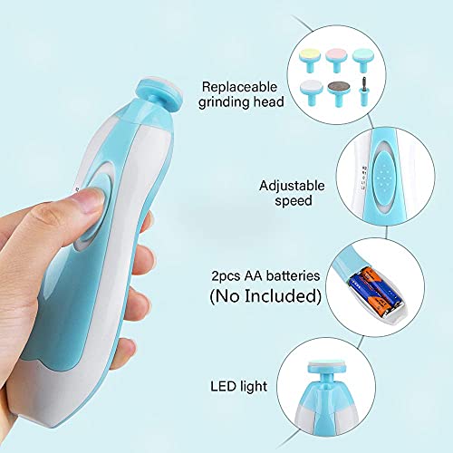 Electric Baby Nail Clipper with LED Light