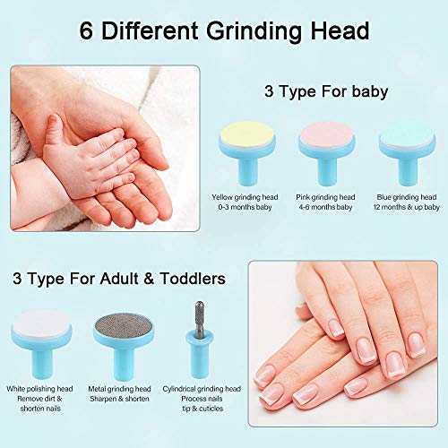 Electric Baby Nail Clipper with LED Light