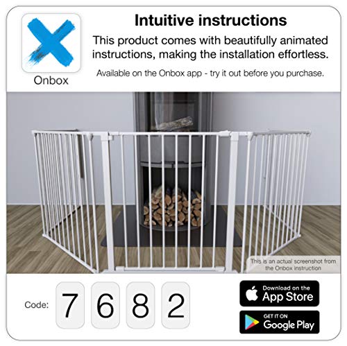 BabyDan Flex XL Fire Guard/Hearth Gate/Stair Gate