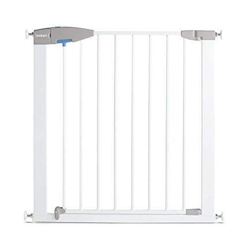 Munchkin Lindam Stair Gate, Pressure Fit, Easy Install - White