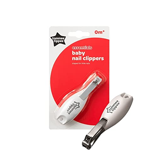 Tommee Tippee Baby Nail Clippers, Rounded Edges, White