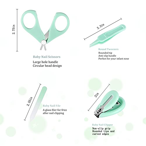 Safe and Complete Baby Nail Care Kit - 12-in-1
