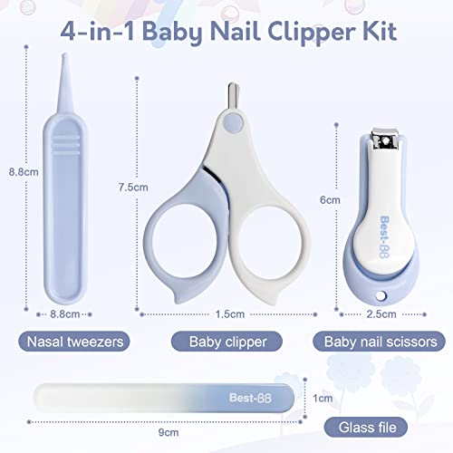 4-in-1 Baby Nail Care Set with Cute Case