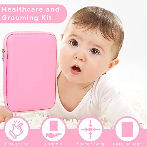 Pink Baby Grooming Kit: 8 Essential Accessories