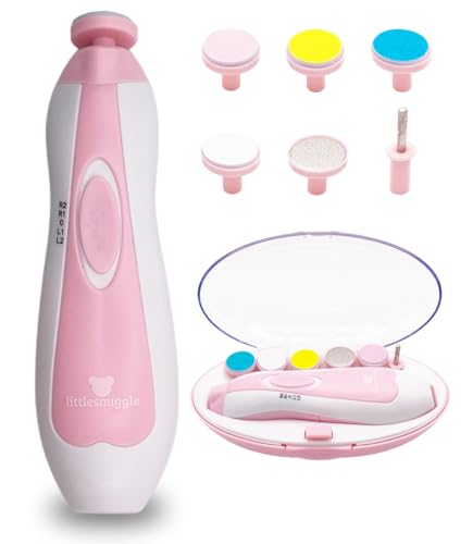 6-in-1 Baby Manicure and Pedicure Kit (Pink)