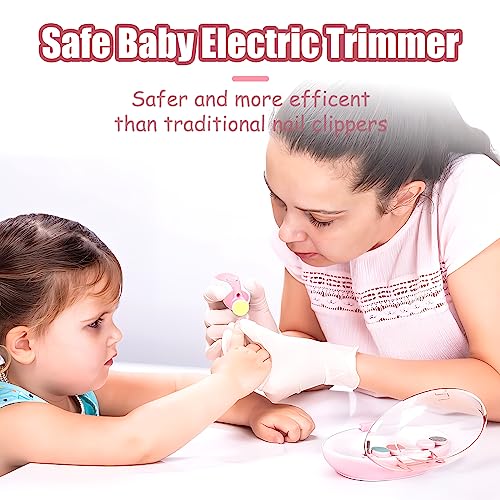 Electric Baby Nail Trimmer Kit - 12-in-1 Bundle
